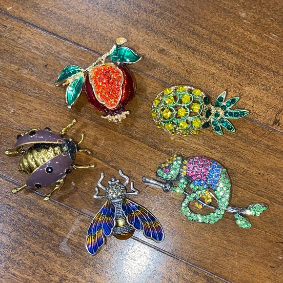 Accessories - Rhinestone brooches